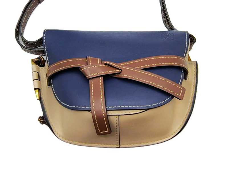 ロエベ買取 ゲートバッグ スモール レザー